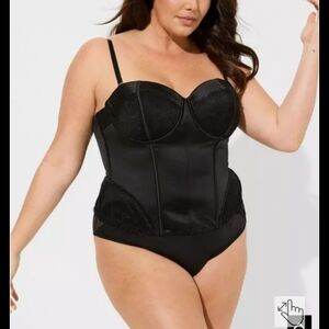 Elegant Black Corset Top